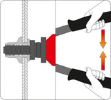 Kniediklis srieginėms kniedėms | M3/M4/M5/M6 (YT-36140)