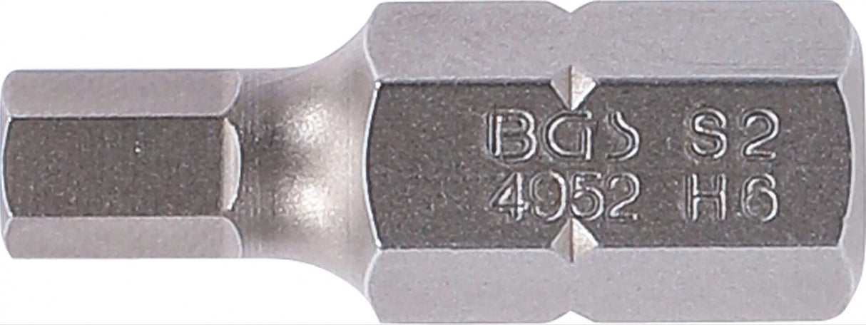 Antgalis | ilgis 30 mm | 10 mm (3/8") storis | Hex šešiakampis 6 mm (4952)