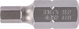 Antgalis | ilgis 30 mm | 10 mm (3/8") storis | Hex šešiakampis 6 mm (4952)