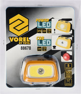Prožektorius dedamas ant galvos XPE CREE 3W + COB LED 3W (88678)
