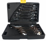 Terkšlinių raktų komplektas vartoma galvute 8-19 mm. 12 vnt."Stahlberg" (3102401N-12PC)