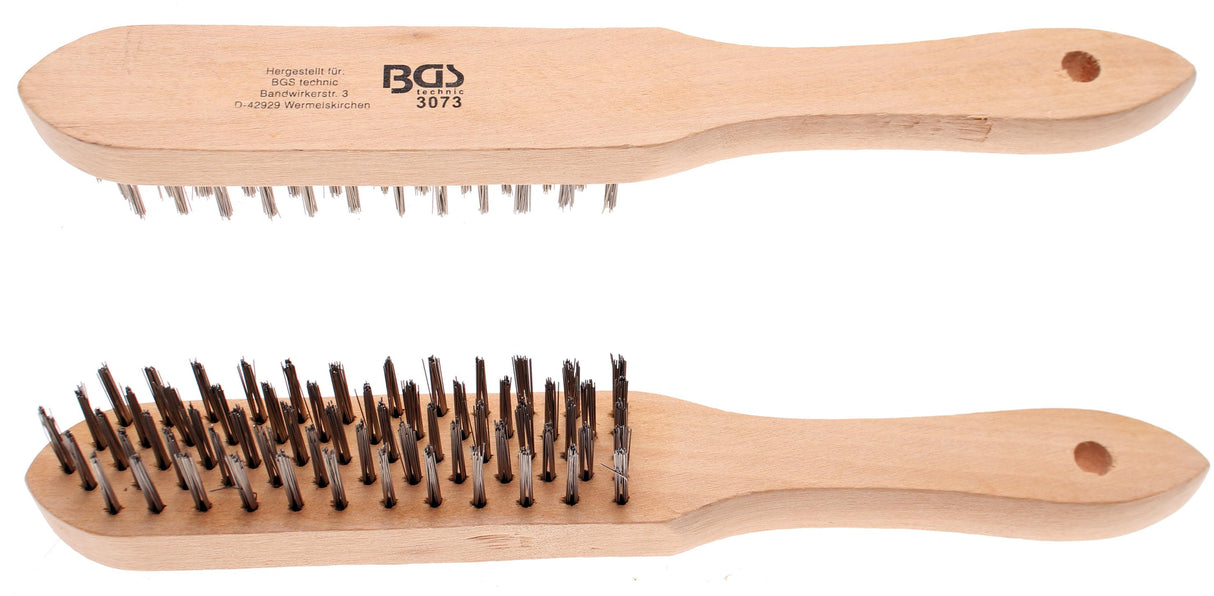 Rankinis šepetys | plieninė viela | 5 eilutės | 300 mm (3073)