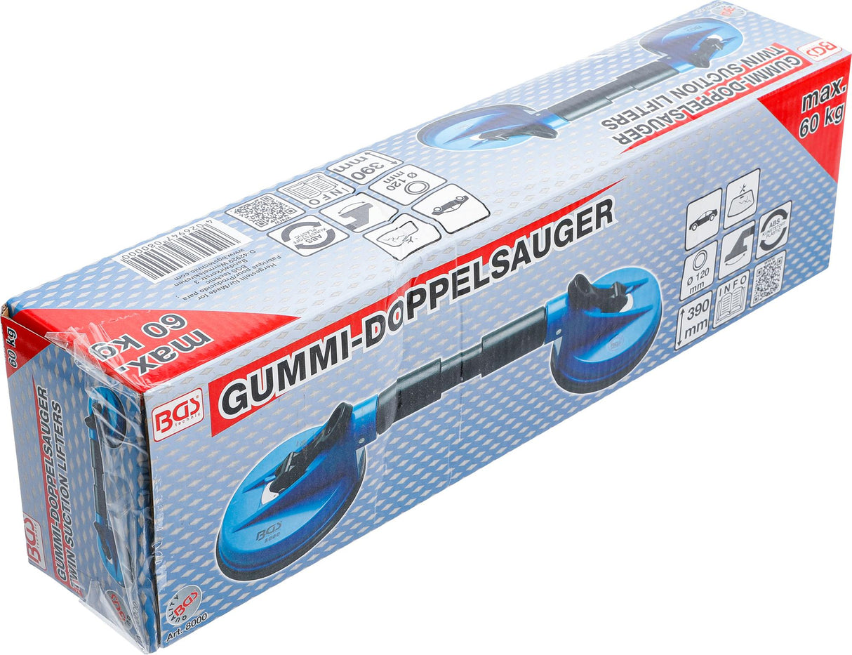 Prisisiurbiantis kėliklis ABS su lanksčiom galvutėm | Ø 120 mm | 390 mm (8000)