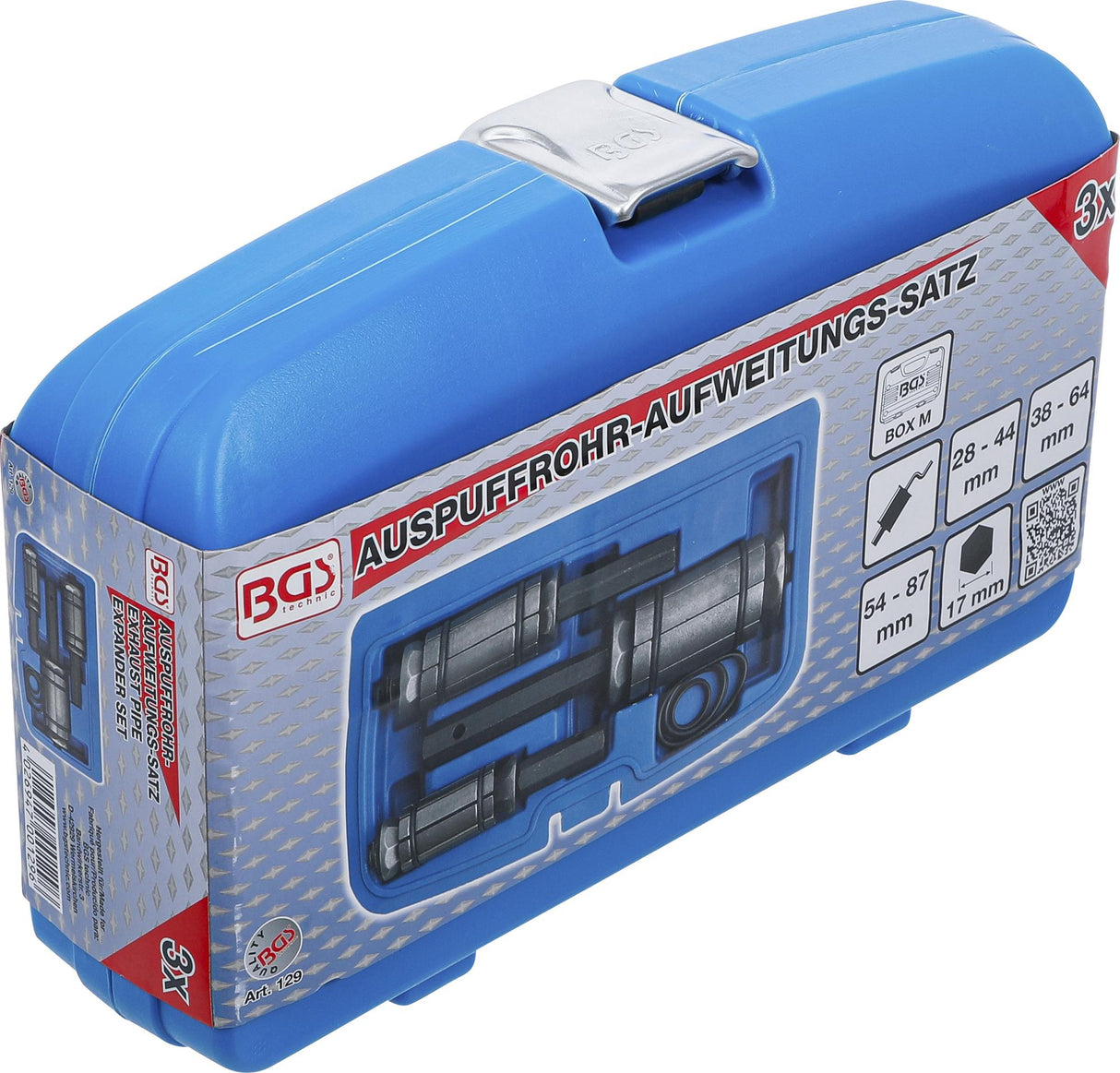 Išmetimo vamzdžių plėtiklių komplektas | 3 vnt. (129)