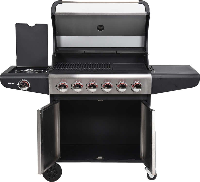 Lauko kepsninė / grilis | dujos | 6 + 1 | nerūdijantis plienas | 18,2 kW (99653)