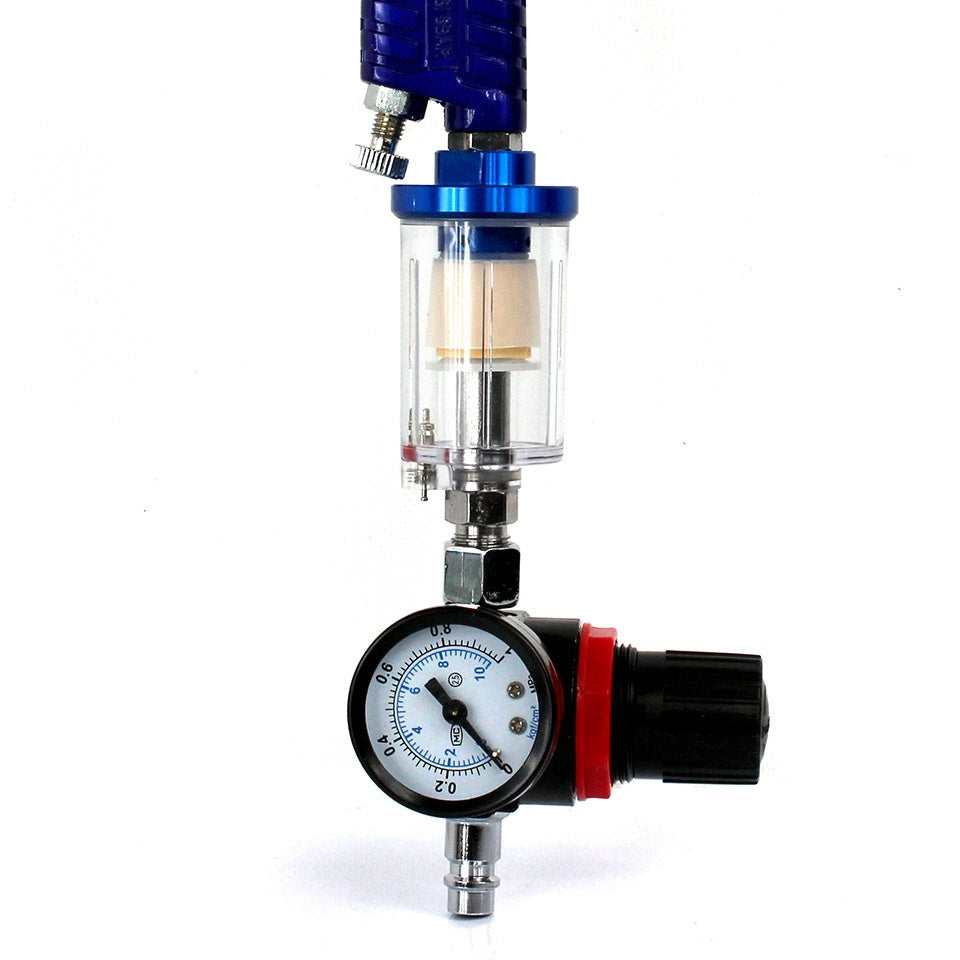 Краскопульт | HVLP | 600 см³ | Ø 1.4 mm / Ø 1.7 mm | набор 3 в 1