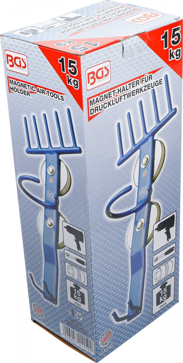 Magn. laikiklis veržliasukiui, dinamometriniam raktui ir galvutėms, 2 magnetai (1159)