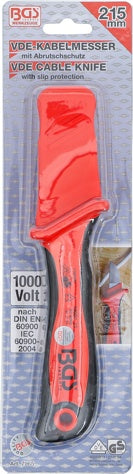 VDE kabelių peilis su apsauga nuo slydimo (7965)