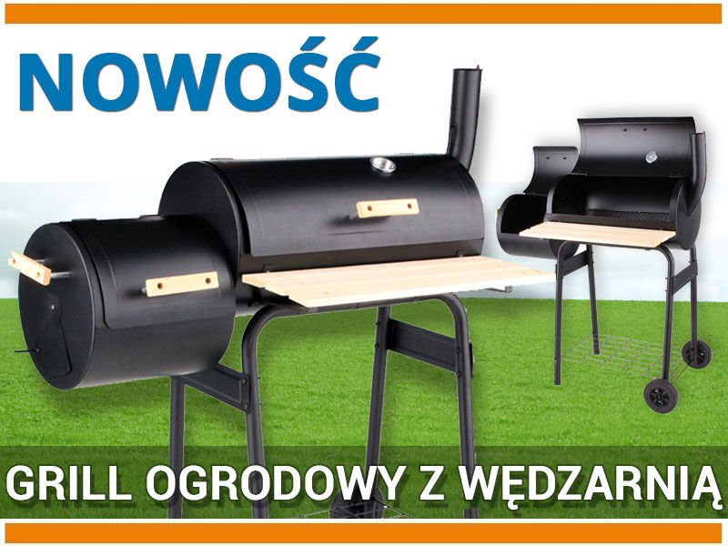 Lauko kepsninė / grilis | su dangčiu ir grotelėmis | 60 cm (99513)