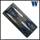 Pailgintų replių rinkinys 3 vnt. 325 mm dvigubu šarnyru (815-WW)