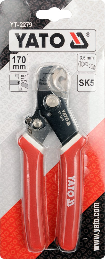 Varžtų ir vielos kirpimo replės | 170 mm (YT-2279)