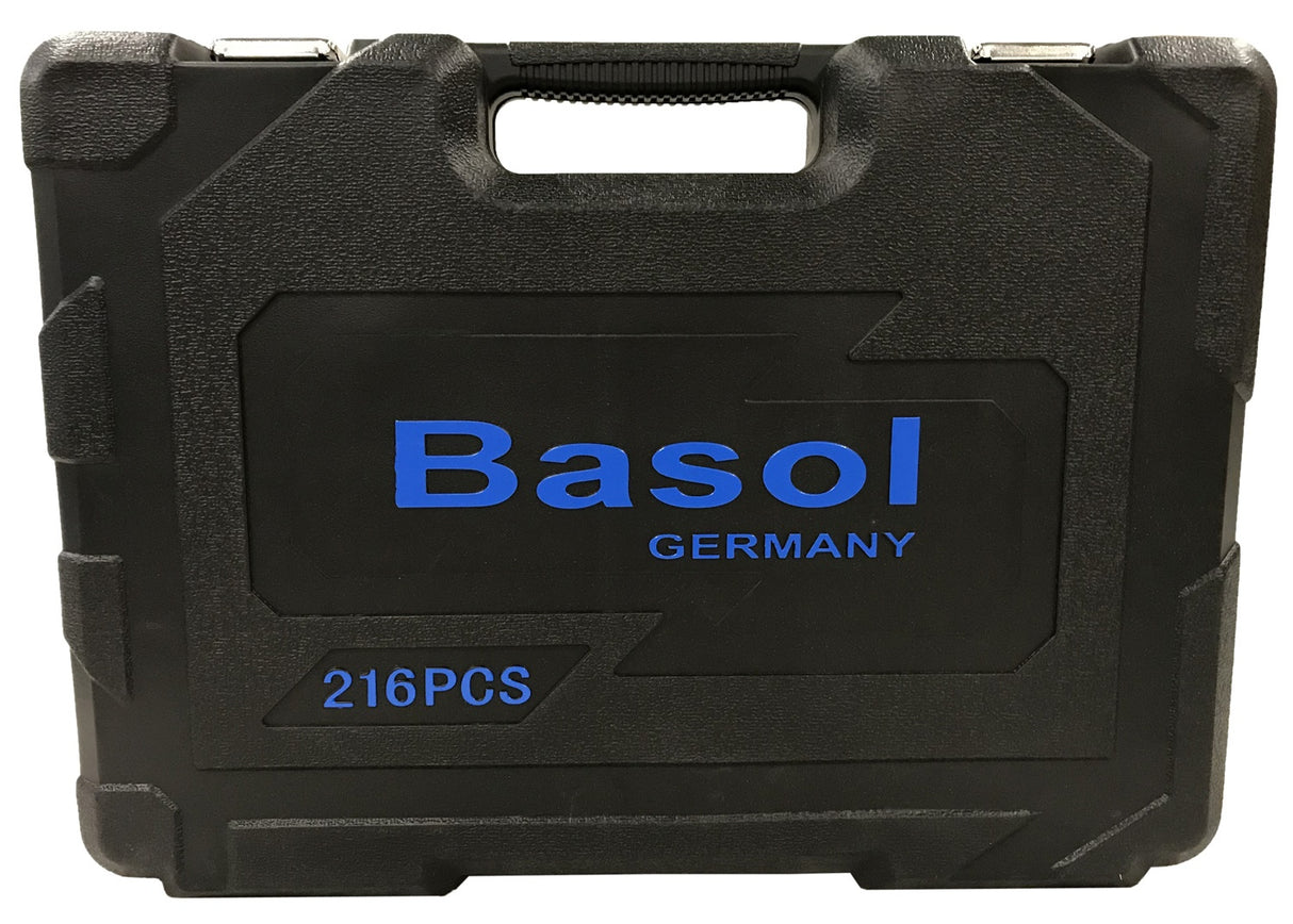 Įrankių rinkinys | 6.3 mm (1/4") / 10 mm (3/8") / 12,5 mm (1/2") | 216 vnt (BS121216)