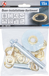 Kniedžių asortimentas su priekalu | 15 vnt (88105)