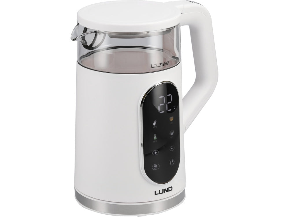 Elektrinis virdulys | temperatūros reguliavimas | baltas | 1,7 l (68224)