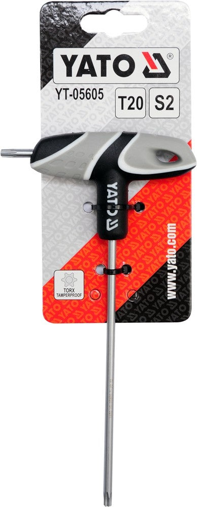 L tipo atsuktuvas TORX su rankena T20 (YT-05605)