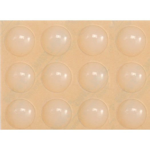 Lipnūs padukai baldams silikoniniai skaidrūs 13mm 12vnt. (74912)