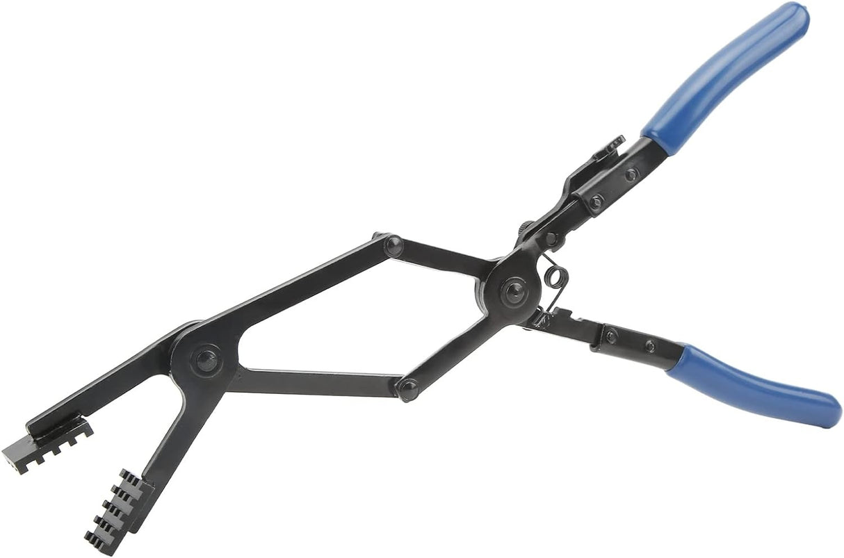 Replės įvairaus tipo žarnų sąvaržoms | dvigubas šarnyras / lenktos | 0 - 50 mm | 430 mm (SK2517)