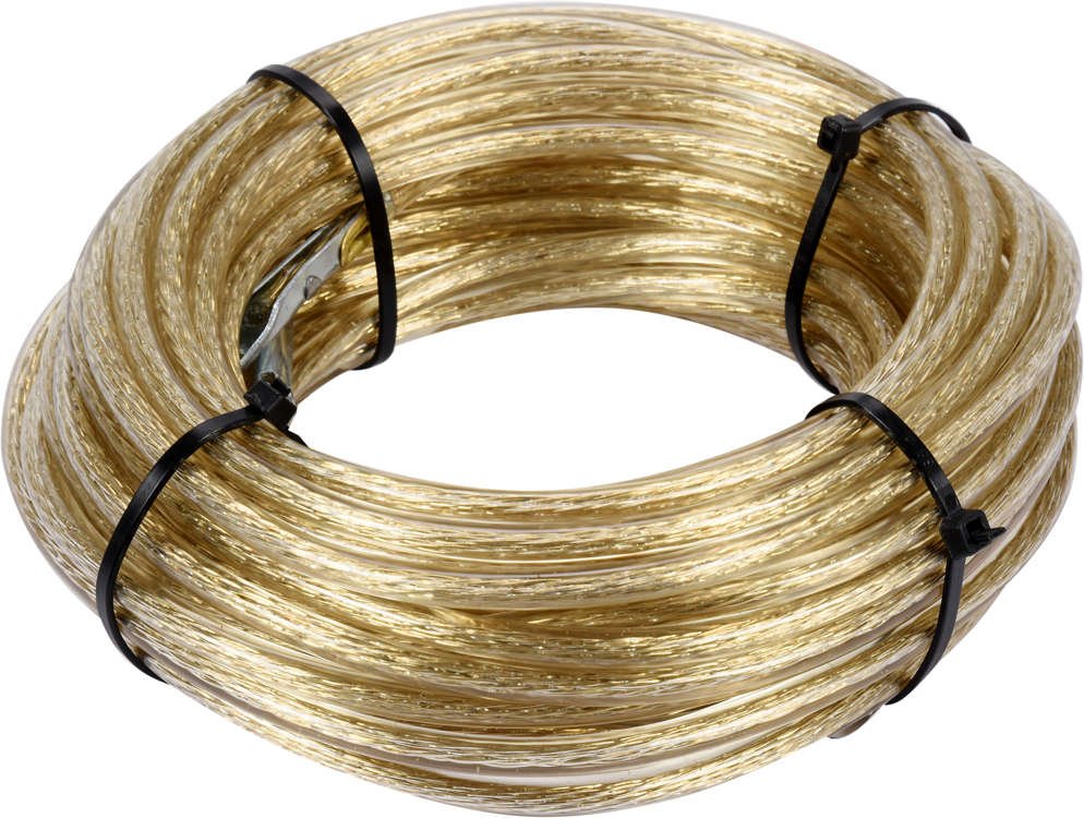 Muitinės trosas | plieninis | su antgaliu | 6 mm / 15 m (85000)