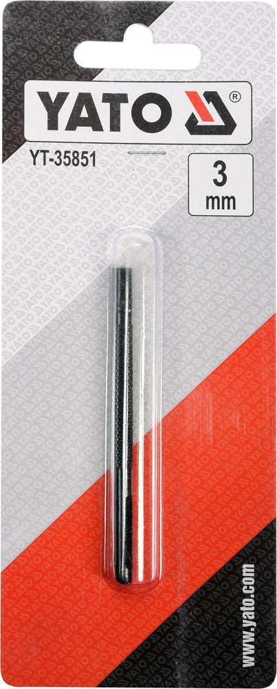 Skylių išmušėjas odoje, gumoje ir kt. 3mm (YT-35851)