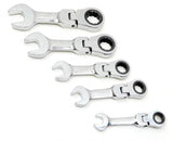 Terkšliniai raktai trumpi | šarnyriniai | 10/12/13/17/19  mm | 5 vnt. (RP5)