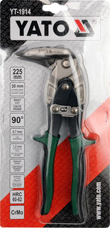 Žirklės skardai kampinės | 90° / dešininės | 225 mm (YT-1914)