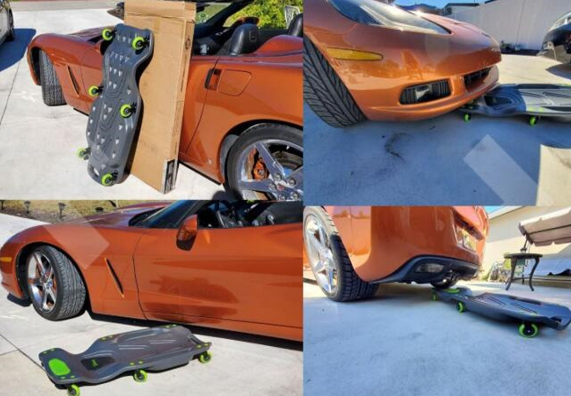 Gultas ant ratukų | profi | 42"| HDPE 100% | su įrankių dėklu (PC42T)