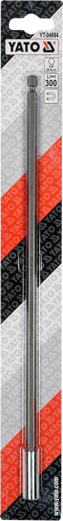 Antgalių laikiklis magnetinis ilgas | 6,3 mm (1/4") | 300 mm (YT-04684)