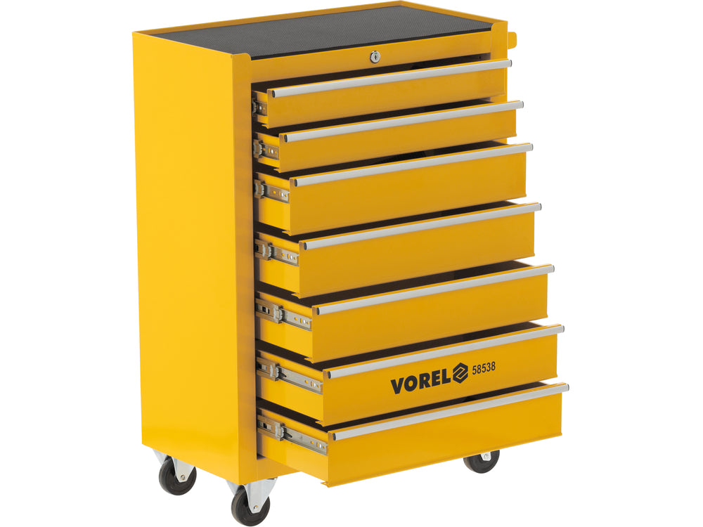 Įrankių spintelė ant ratukų | 7 stalčiai (58538)