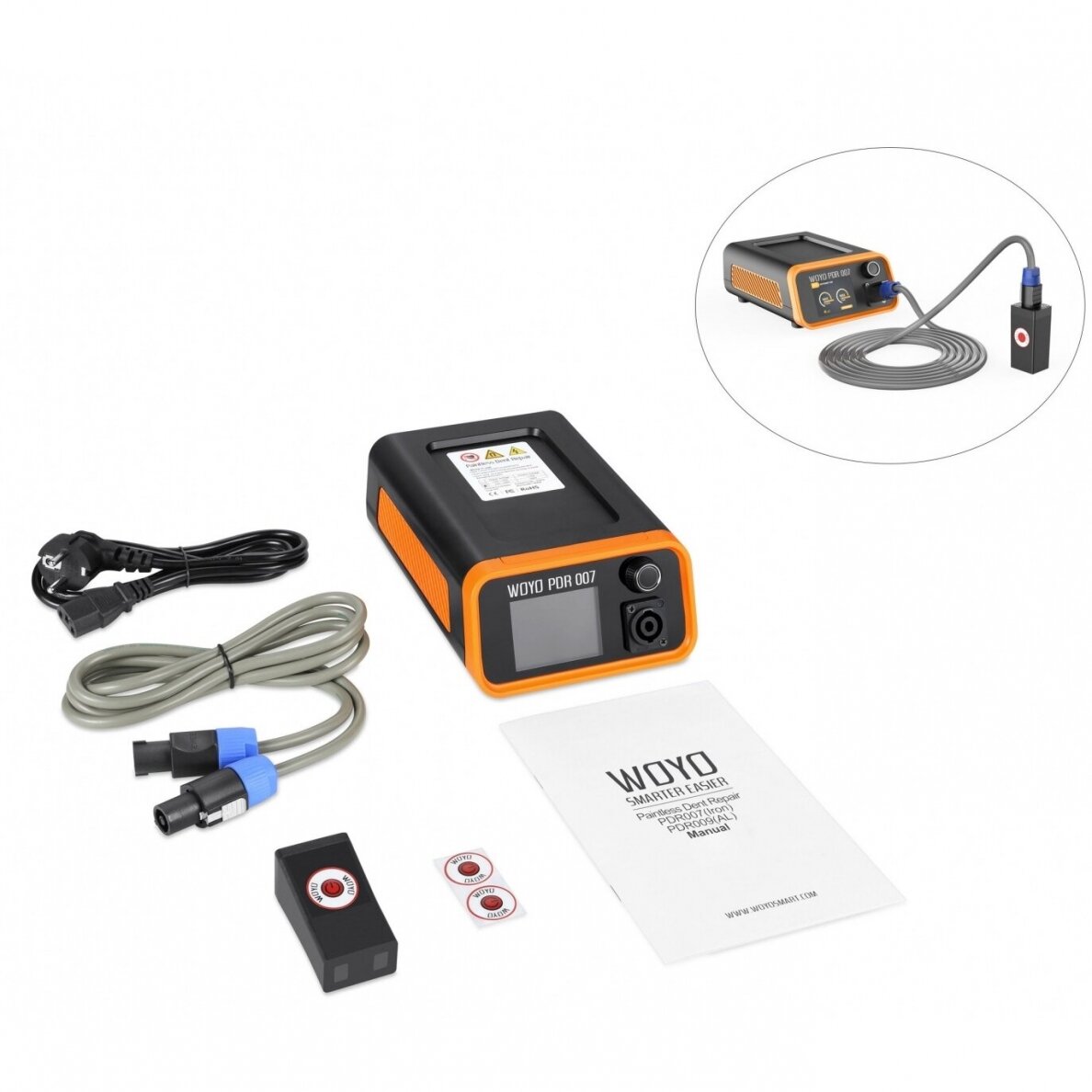 Kėbulo įdubų šalinimo įrankis | indukcinis | metalas | Woyo (PDR007)