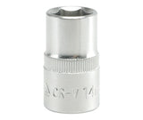 Galvutė 1/2", šešiakampė 14mm (YT-1207)