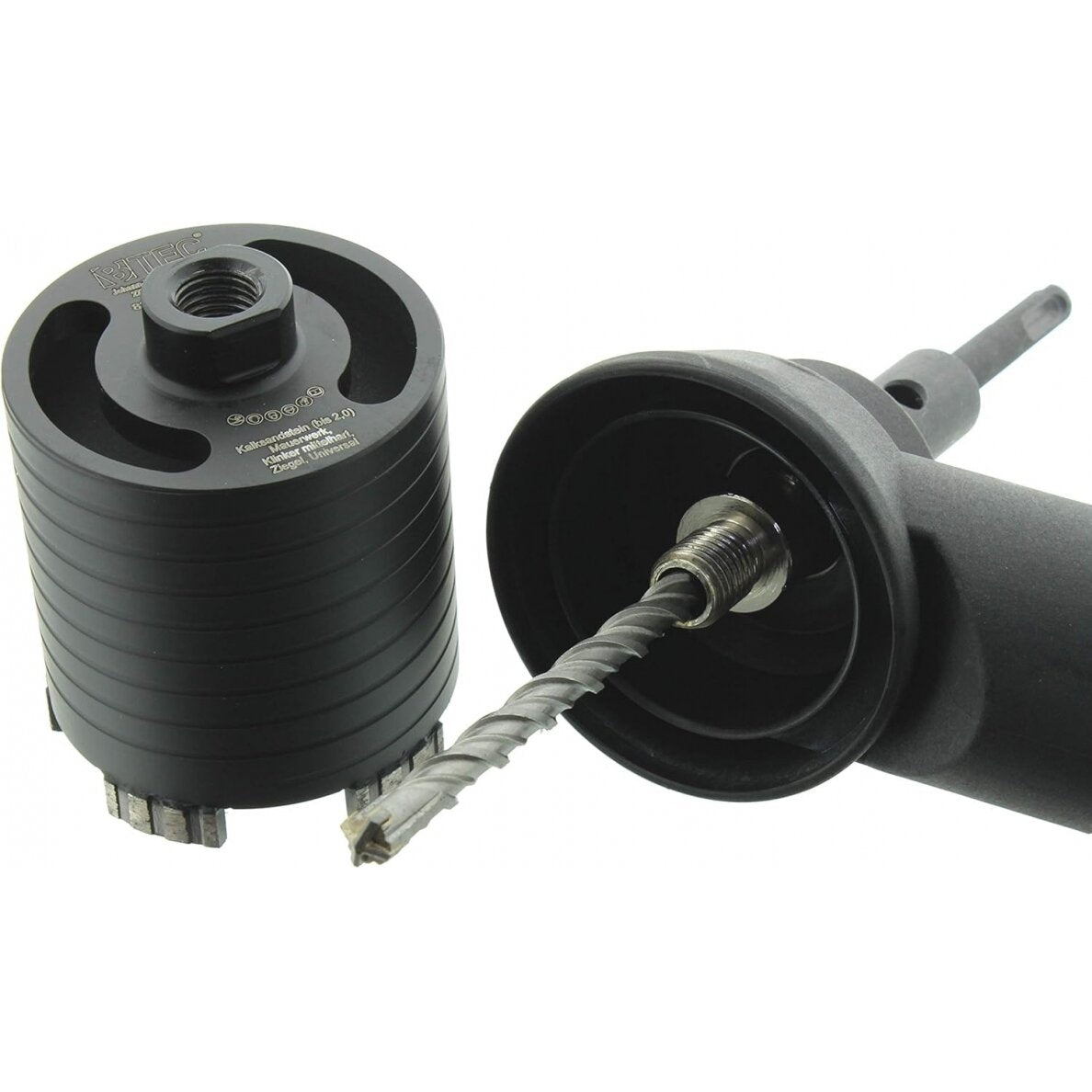 Deimantinių karūnų grąžtų rinkinys | SDS | 68 - 82 mm | dulkių nusiurbimas (SR001)