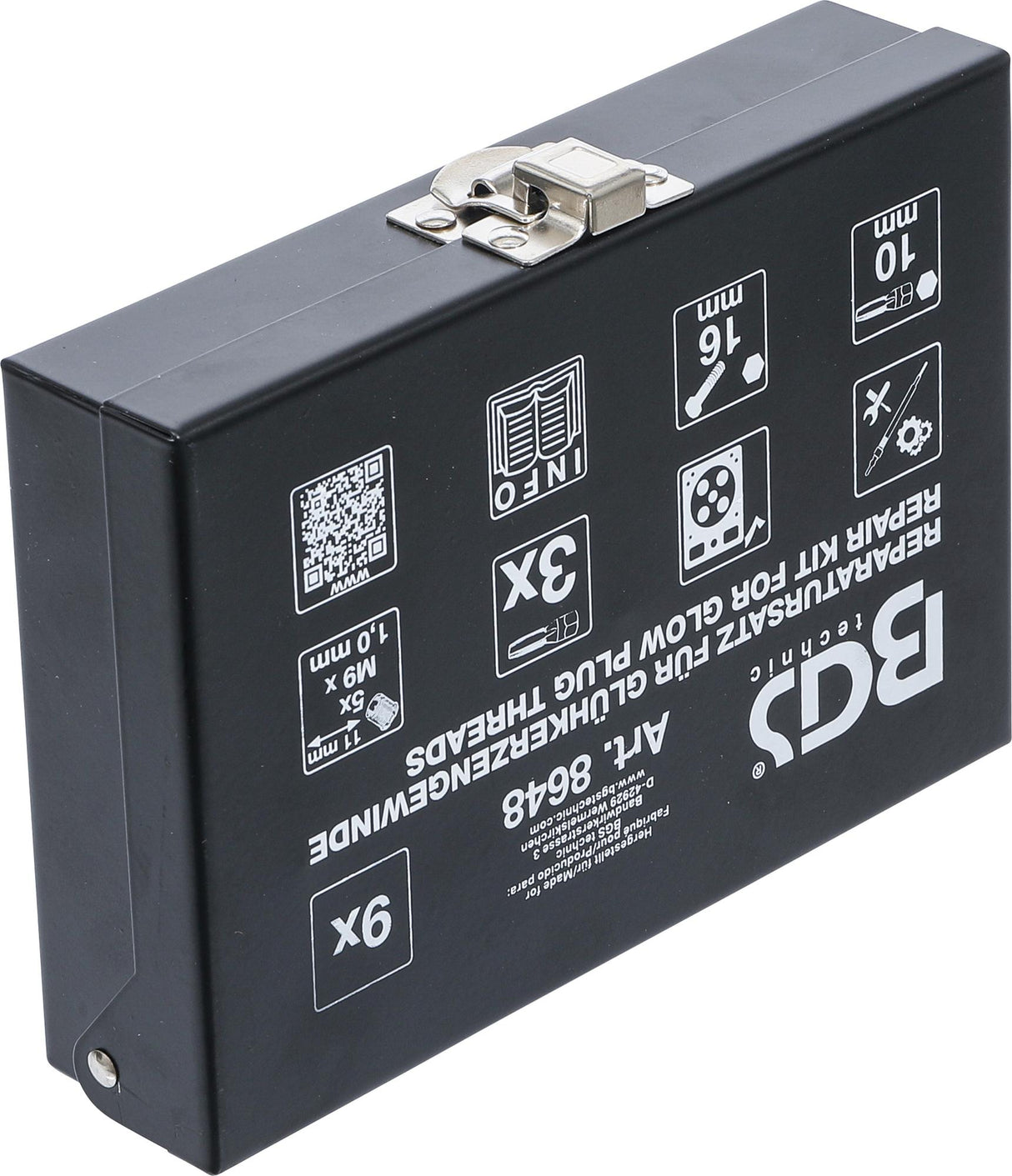 Kaitinimo žvakės sriegio taisymo komplektas | M9 x 1.0 (8648)