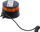 Belaidis besisukantis įspėjamasis švyturėlis | geltonas | su magnetu | 12 V / 24 V | Ø 130 mm (70343)