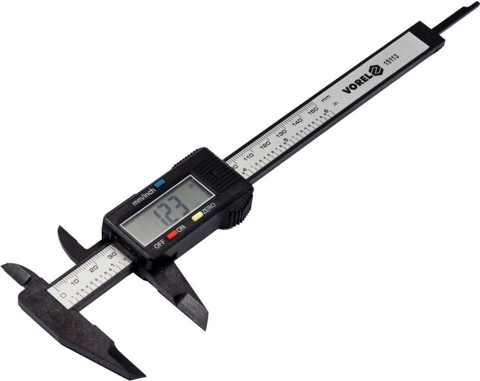 Slankmatis skaitmeninis | 150 mm (15113V)