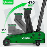 Domkratas su ratukais | hidraulinis | 2 gumos | 3 t (SK3026)