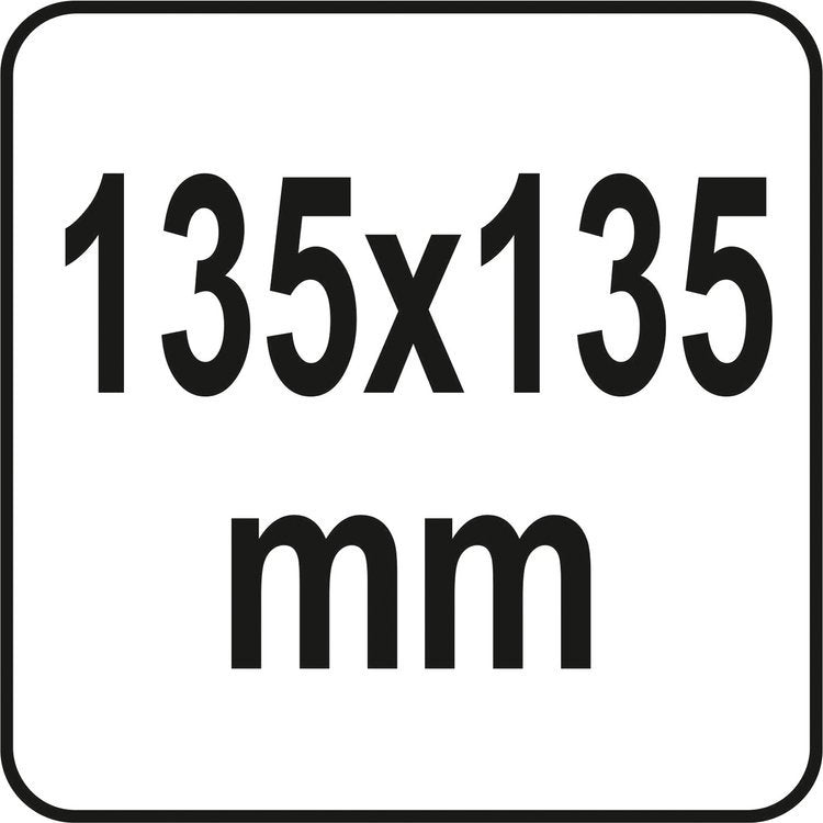 Šepetys tinkui subraižyti / išlyginti | 135 x 135 mm (YT-51972)