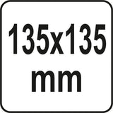 Šepetys tinkui subraižyti / išlyginti | 135 x 135 mm (YT-51972)