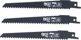 Stūmoklinio pjūklo diskų rinkinys | medžiui | BGS 7367 | 3 vnt. (74530)