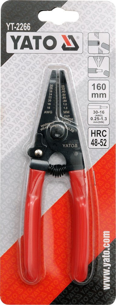 Replės laidams | 160 mm | 0,25-1,3 mm (YT-2266)