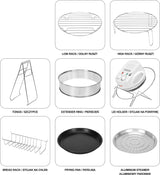 Halogeninė konvekcinė orkaitė | balta | 17 L (67640)