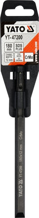 Kaltas medžiui plokščias | Cr-Mo | SDS PLUS | 12 mm (YT-47200)