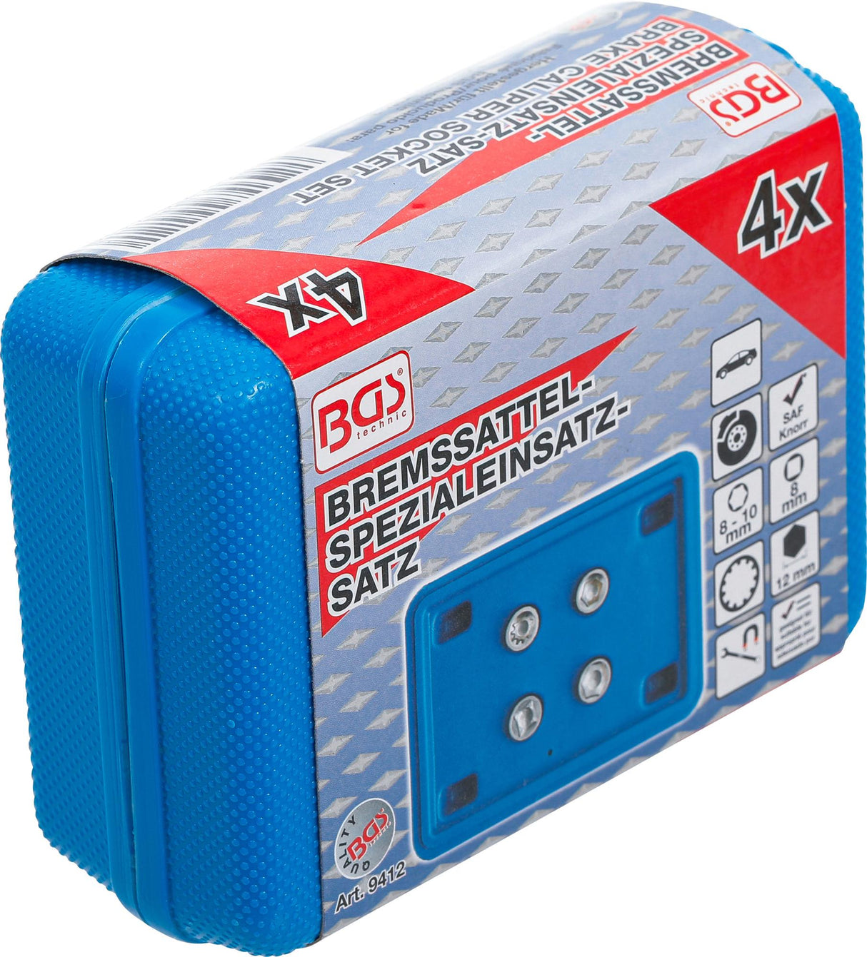 Pentagon galvučių rinkinys stabdžių remontui 4 vnt. | magnetinės (9412)