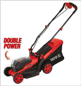 Akumuliatorinė stumdoma žoliapjovė | 36V=2 X 18V (2 x 2,0AH) (YT-85220)