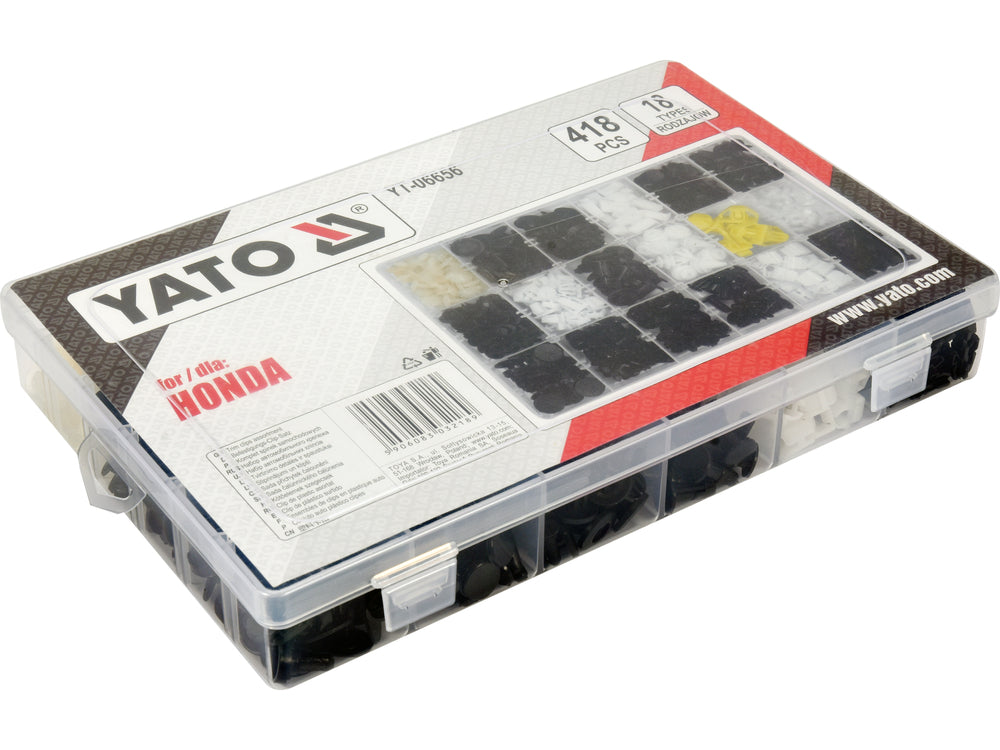 Automobilinis klipsų asortimentas Honda | 418 vnt. (YT-06656)