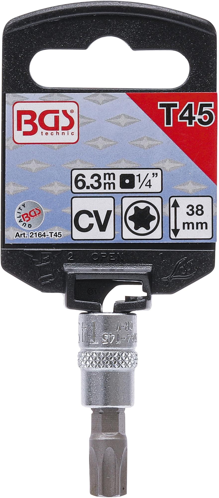 Бита в головке | 6.3 mm (1/4") | T-Star (Torx) T45