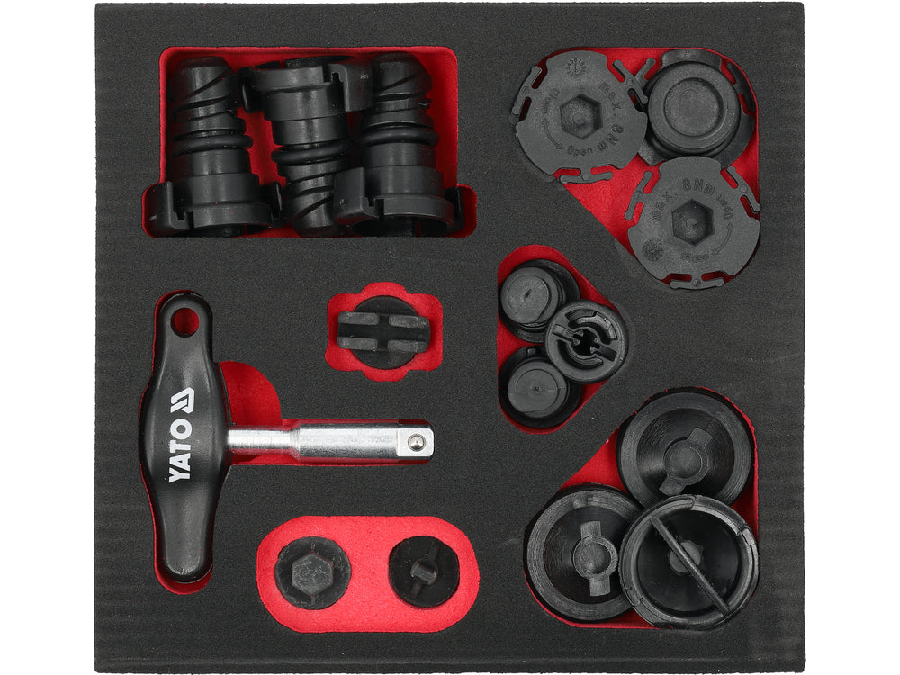Oil drain plug set | 16 pcs (YT-05996)