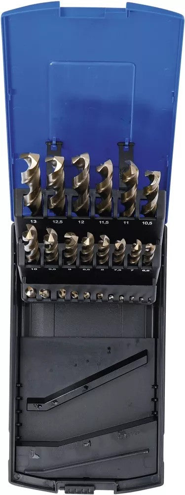 Grąžtų komplektas | HSS-G M35 kobalto plienas | 1 - 13 mm | 26 vnt. (116)
