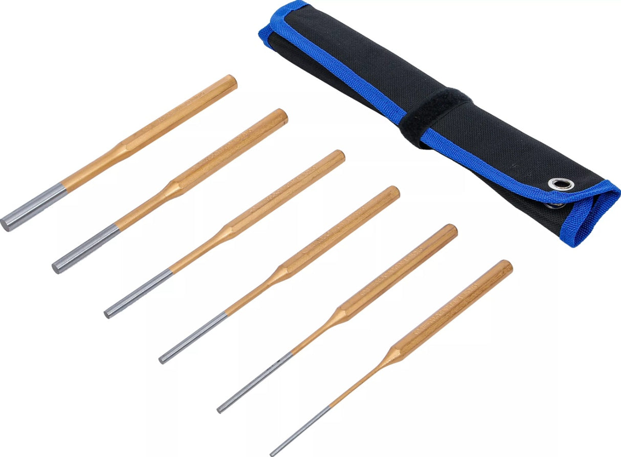 Bukų išmušėjų rinkinys | 200 mm | 3 - 10 mm | 6 vnt.(1655)