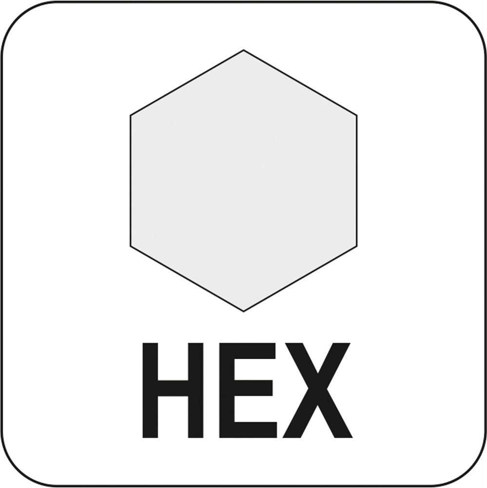 L tipo atsuktuvas HEX su rankena 4 mm (YT-05574)