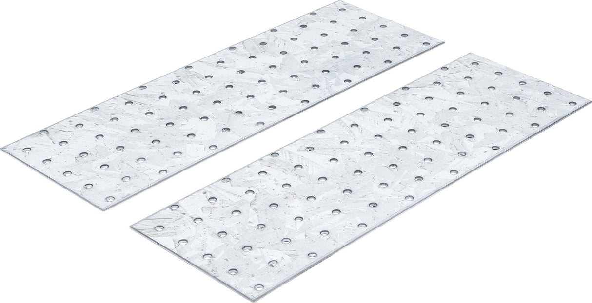 Plieninių plokštelių / jungčių rinkinys | 300 x 100 x 2 mm | 2 vnt. (80788)